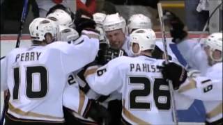 Scott Niedermayer Game 2 OT goal vs Detroit Red Wings 2007 [upl. by Hite]