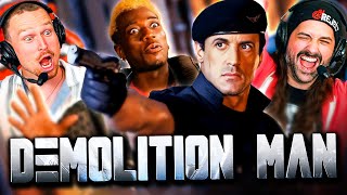 DEMOLITION MAN 1993 MOVIE REACTION FIRST TIME WATCHING Full Movie Review  Sylvester Stallone [upl. by Schonfeld]