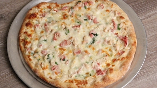 Chicken Cordon Bleu Pizza Recipe 🍕 Episode 1139 [upl. by Adnorahs]