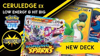 New Ceruledge ex Deck Is AMAZING  Surging Sparks Decklist Pokemon TCG [upl. by Yeliah]