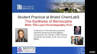 The Synthesis of Benzocaine Part 4 Thin Layer Chromatography TLC [upl. by Emoreg305]