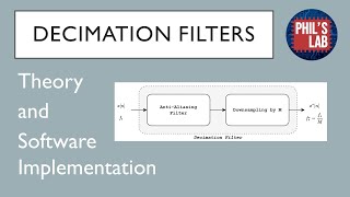 Decimation Filters  Theory and Software Implementation  Phils Lab 42 [upl. by Gerianna]