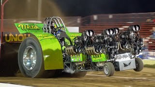 Tractor Pull 2022 World Series of Pulling Super Modified Tractors friday Pro Pulling League [upl. by Aihsekal943]