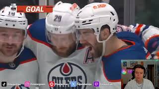 REACTION TO GAME 1 OILERS VS STARS 523  FULL GAME HIGHLIGHTS [upl. by Asylla643]