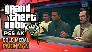 GTA 5 PS5  Mission 57  Pack Man Gold Medal Guide  4K 60fps [upl. by Orecic403]