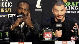 Jon Jones vs Stipe Miocic Press Conference Highlights UFC 309 [upl. by Eolhc]