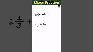 Mixed Addition Fraction shoers fraction nityamstudycentre [upl. by Frodeen]