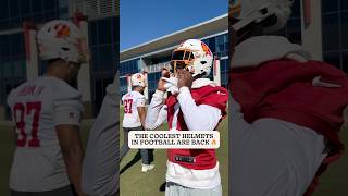 These Creamsicle helmets are 🔥 buccaneers nfl bakermayfield helmet jersey uniform shorts [upl. by Adabelle]