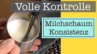 Volle MilchschaumKontrolle  egal ob für Latte Art klassischen Cappuccino oder Latte Macchiato [upl. by Artekal]