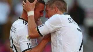 Lukas Podolski amp Bastian Schweinsteiger  German Lovestory [upl. by Deeann]