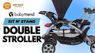 Baby Trend Sit N Stand Double Stroller 👶 Review [upl. by Marquet916]