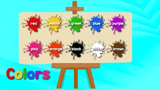 colors for kids  learn colors  colors song for kids  learn colors name  red blue green pink [upl. by Geller37]