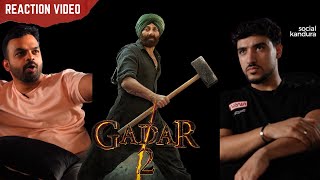 Gadar 2 Trailer Reaction  Social Kandura Reacts [upl. by Notgnirra531]