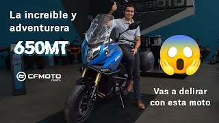 😱La impresionante VELOCIDAD MÁXIMA de la viajera CFMOTO 650MT Adventure 2021  On Road CFMOTO Review [upl. by Apul]