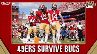 49ers survive thriller top Buccaneers 2320  NBC Sports Bay Area [upl. by Bailey]