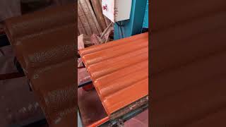 How to paint cement large tiles for roof Painting concrete roof tiles by automatic painting machine [upl. by Airdnoed]