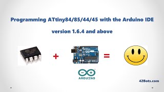 Programming ATtiny ICs with an Arduino Uno and the Arduino IDE [upl. by Hymie]