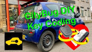 CityBug Immobiliser FaultReprogrammingKey CodingECU Replacement DIY Citroen C1AygoPeugeot 107 [upl. by Starkey]