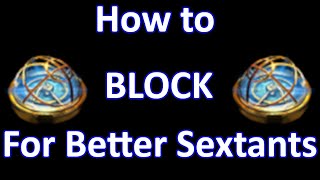 Sextant Blocking Guide  Path of Exile 321 Crucible SSF Friendly [upl. by Shane]