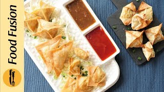 Fried and Baked Wontons by Food Fusion Ramzan Special [upl. by Ispep]