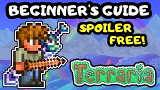 Complete SPOILER FREE Beginners Progression Guide 2024 for Terraria [upl. by Ardnasyl]