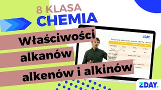 Porównanie właściwości alkanów alkenów i alkinów  Chemia 8 klasa [upl. by Vastha623]