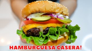 HAMBURGUESA CASERA [upl. by Raleigh]