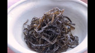 How to make salt kelp  kombu vegan 塩昆布の作り方 [upl. by Esirehc]