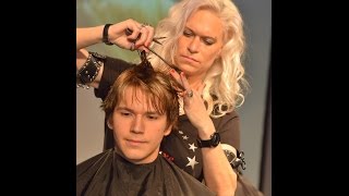 FriseurWeltmeister Sonja Fischer präsentiert quotMen HairFashion 2014quot [upl. by Ezara]