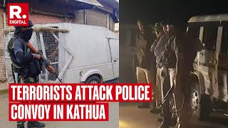 Narrow Escape For Top Police Officials in Kathua as Terrorists Attack Convoy [upl. by Sanfo]