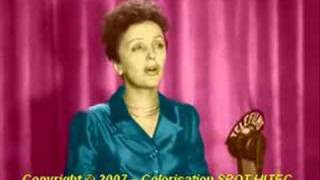 Edith Piaf  LHymne a lAmour en couleur [upl. by Alleirbag]