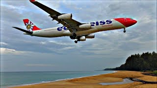 Incredible Beach Planespotting at Phuket International Airport Thailand  PART 3 [upl. by Estes]