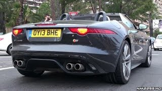 Jaguar FType V8 S LOUD Accelerations Sound [upl. by Aicekan938]