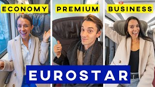 Which Eurostar class is the BEST ad London to Paris  Business Premium and Economy [upl. by Tennies250]