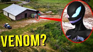 MEU DRONE CAPTUROU O VENOM EM UM LUGAR ABANDONADO ÀS 3 DA MANHÃ [upl. by Iverson]