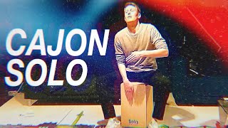 Cajon Solo With Extra Groove [upl. by Jacquenette]