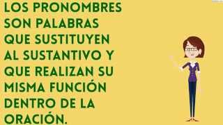 El PronombreLengua Sexto Primaria 11 añosAulaFacilcom [upl. by Eitra]