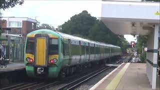 Trains at Polegate Station 25th August 2024 [upl. by Arda956]