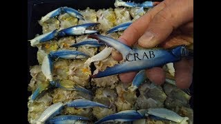 MAVİ YENGEÇ TEMİZLEME VE PİŞİRME CRAB CLEANING AND COOKING [upl. by Amak448]