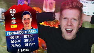 CLASSIC FERNANDO TORRES HYBRID SQUAD BUILDER  FIFA 16 ULTIMATE TEAM [upl. by Cris]