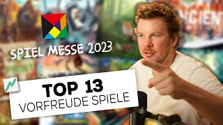 Top 13 Vorfreude Spiele 📈 Die besten Neuheiten auf der SPIEL 2023 [upl. by Merkley231]