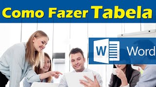 TABELA NO WORD Como fazer Criar e formatar corretamente 2020 [upl. by Erastes]