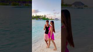 Maldives Me Kiya Shoot 😍 ytshorts mukulgain mukulsona maldives viralvideo [upl. by Aitselec647]