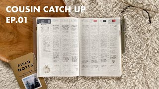 hobonichi cousin catchup ep01 ✸ new changes keeping up with daily pages  hobonichi 2024 plans [upl. by Naz659]