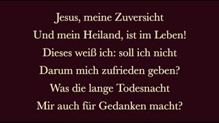 Jesus meine Zuversicht  EG 526  orgel liedtext [upl. by Mchail]