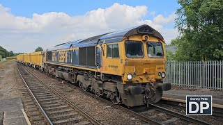 Trains at MexboroughChesterfield and a flying Spoon at Doncaster Station 060524 [upl. by Notlim]