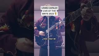 Lewis Capaldi Live at The BRITs 2023 [upl. by Doelling]