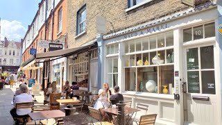 Hampstead Village Summer Walk  Hampstead and its Picturesque Alleys  London Walking Tour [upl. by Anerroc]