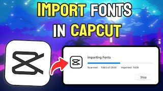 How to Import Fonts in CapCut PC  Full Guide [upl. by Marisa123]