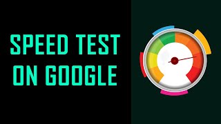 How to Check your Internet Speed on Google  Speed Test [upl. by Sral]